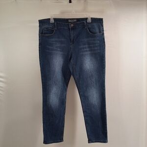 Reitmans Jeans Women's 33 Petite Blue Denim Skinny Jeans